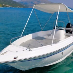 ANNA named motorboat boat of hop on boat reantal in Sami Kefalonia
